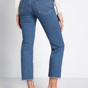Levi's Wedgie Fit Straight Jeans (Size 27)